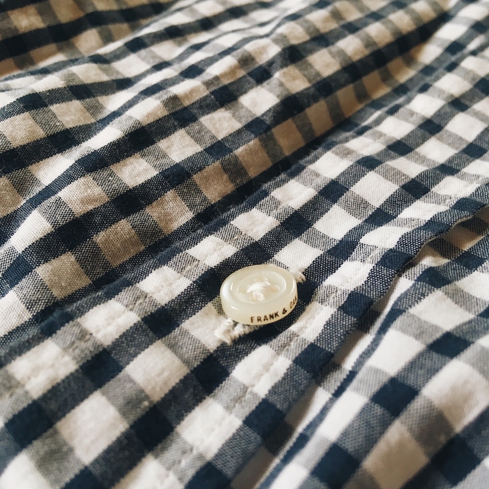 Blue Check Button Down - Picture 2 of 3